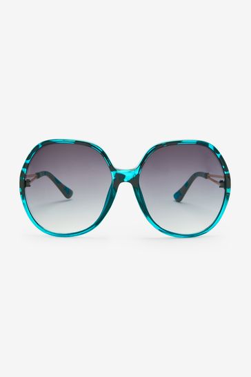 Oversized Round Frame Sunglasses