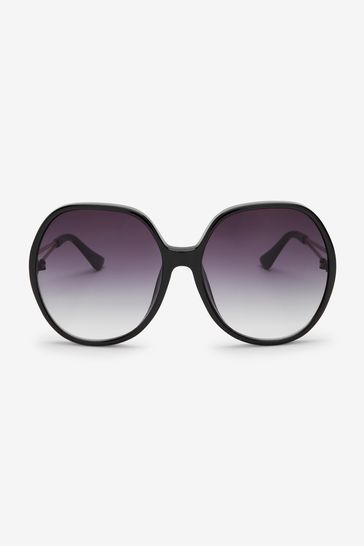 Oversized Round Frame Sunglasses