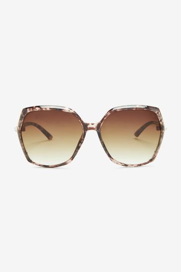 Mottled Frame Sunglasses