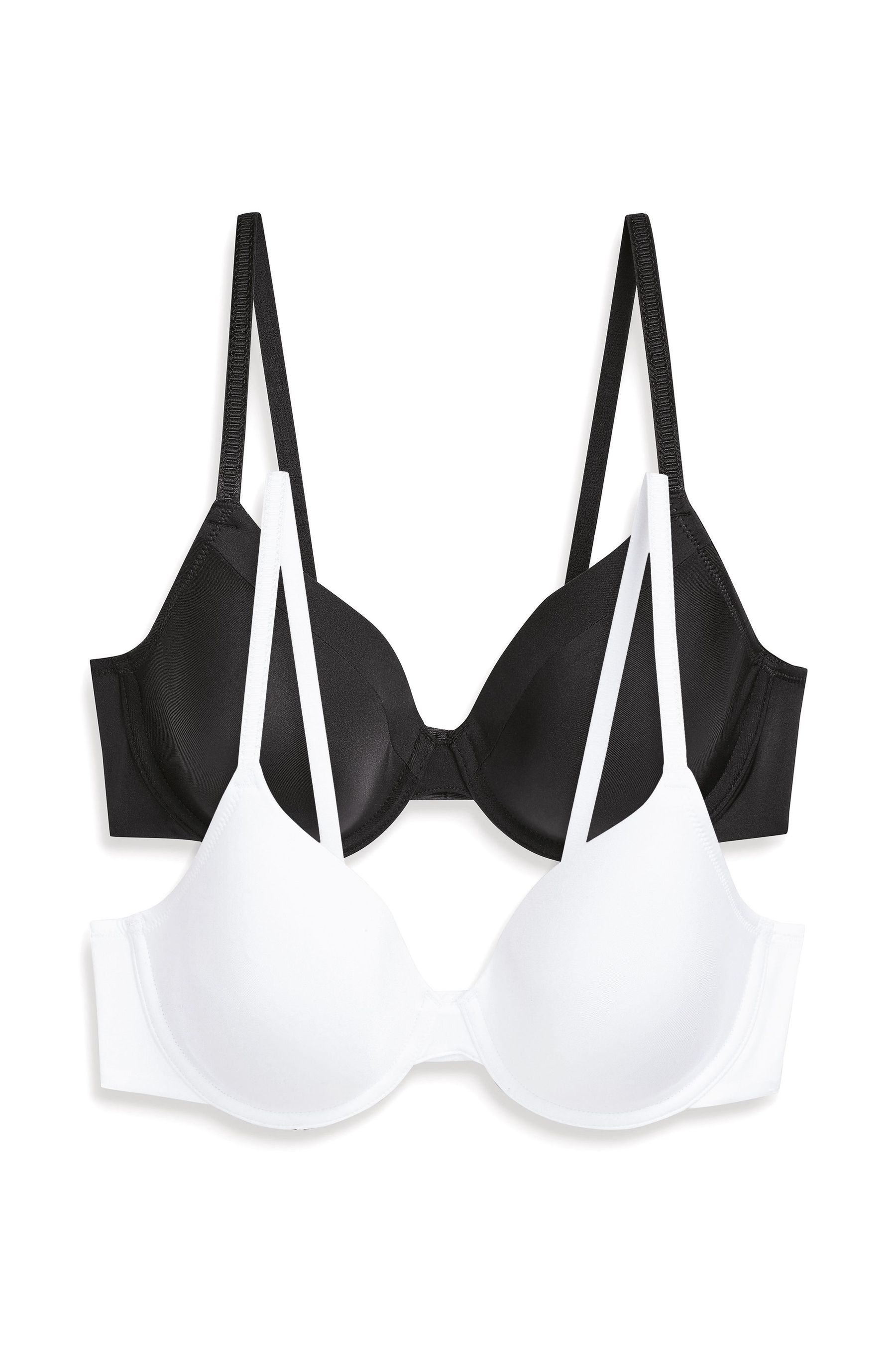 Full Cup Light Pad T-Shirt Bras 2 Pack