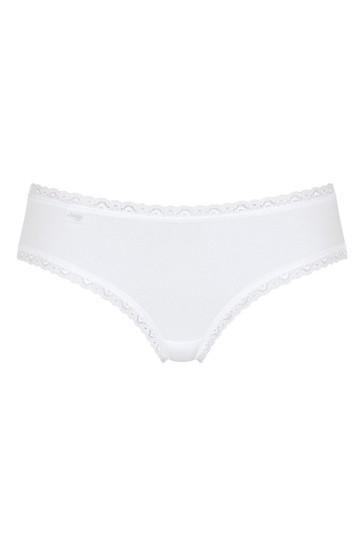 Sloggi 24/7 Weekend White Multi Hipster Briefs 3 Pack