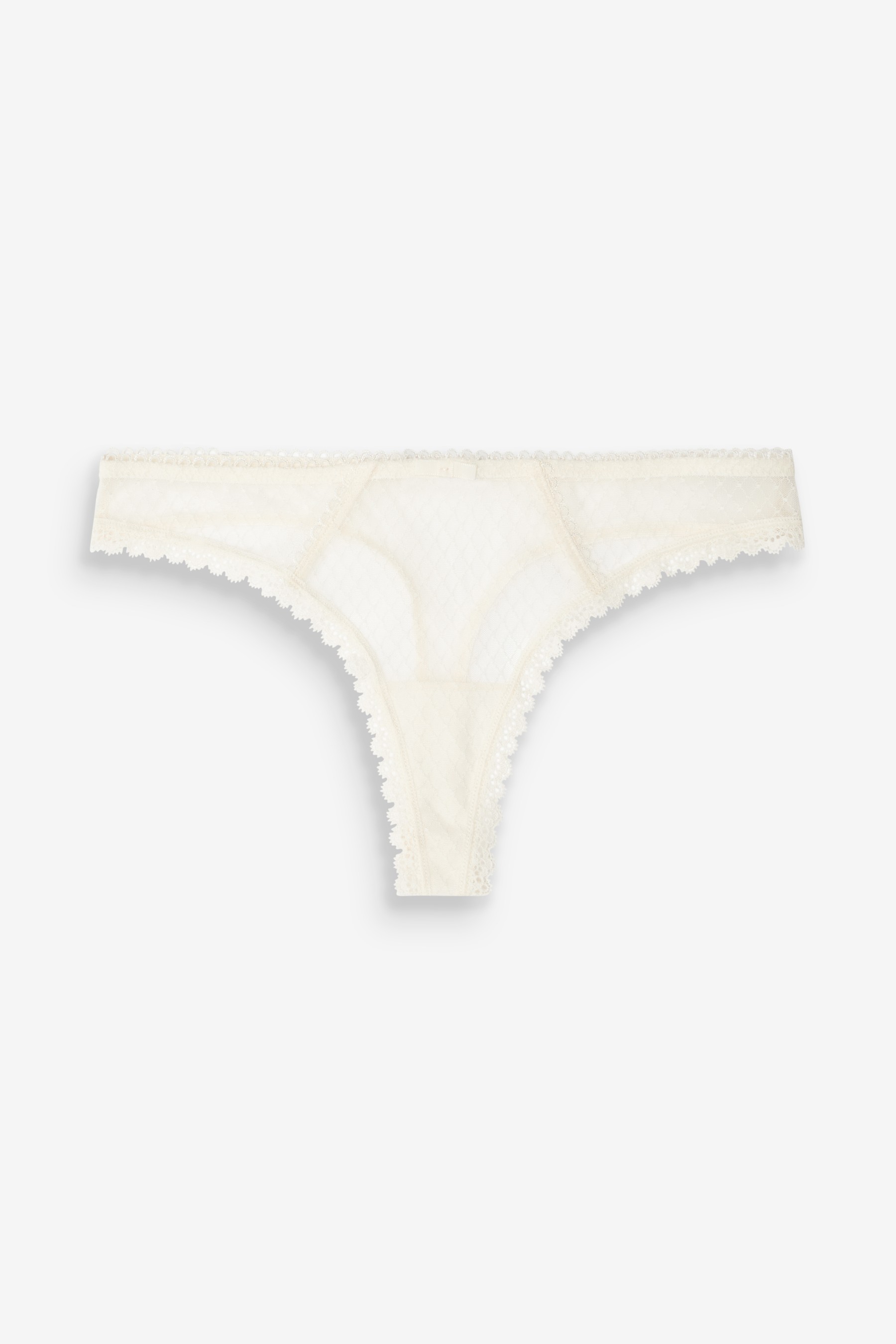 Embroidered Knickers 2 Pack Thong