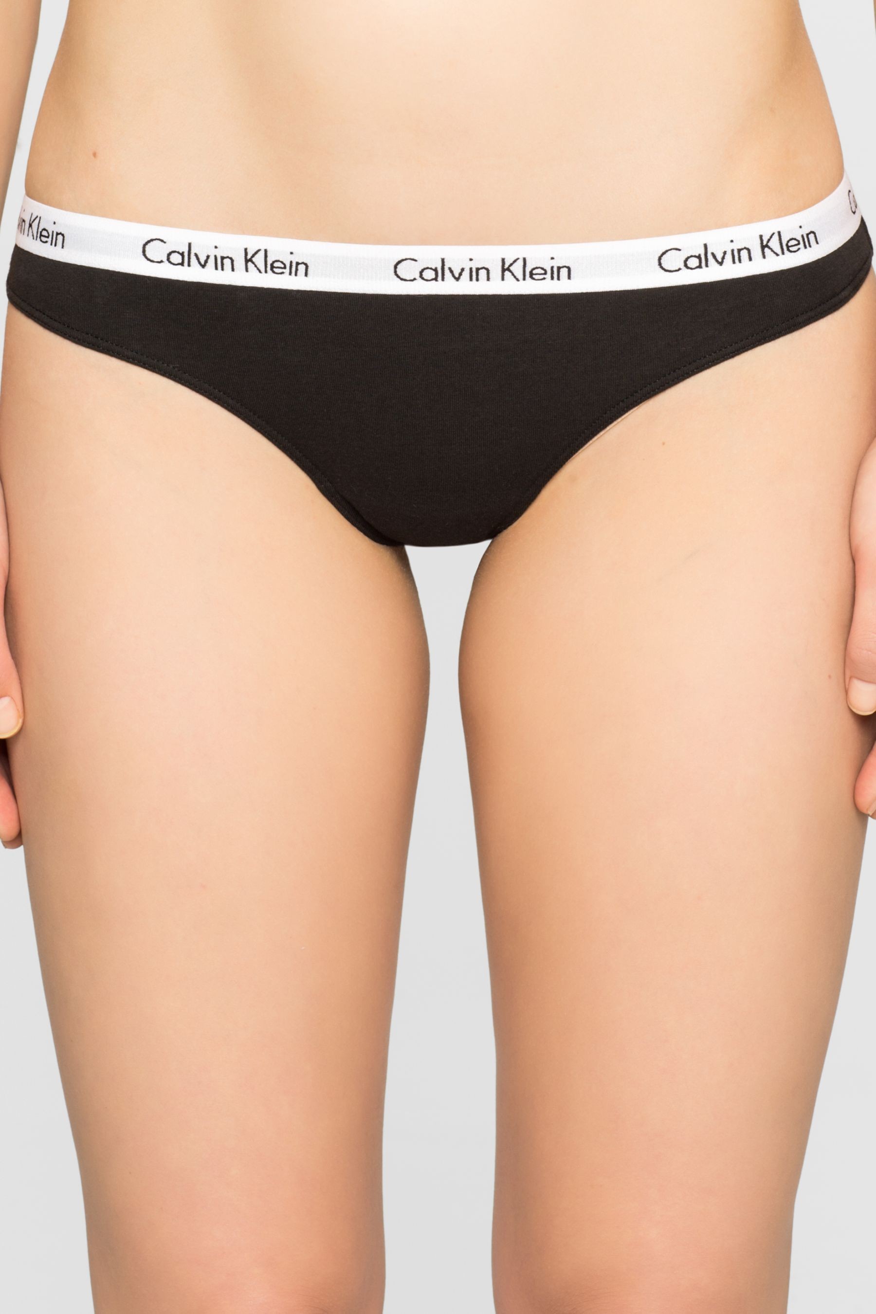 Calvin Klein Black Thongs Three Pack