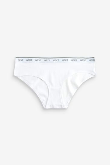 Cotton Rich Logo Knickers 6 Pack Short