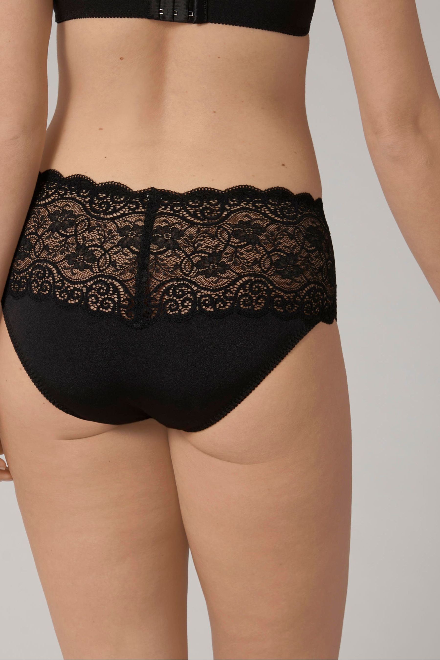 Triumph Black Amourette 300 Maxi Briefs