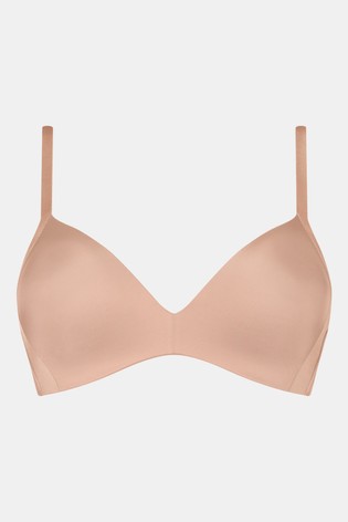 Triumph Neutral Beige Body Make-Up Soft Touch Non Wired Padded Bra