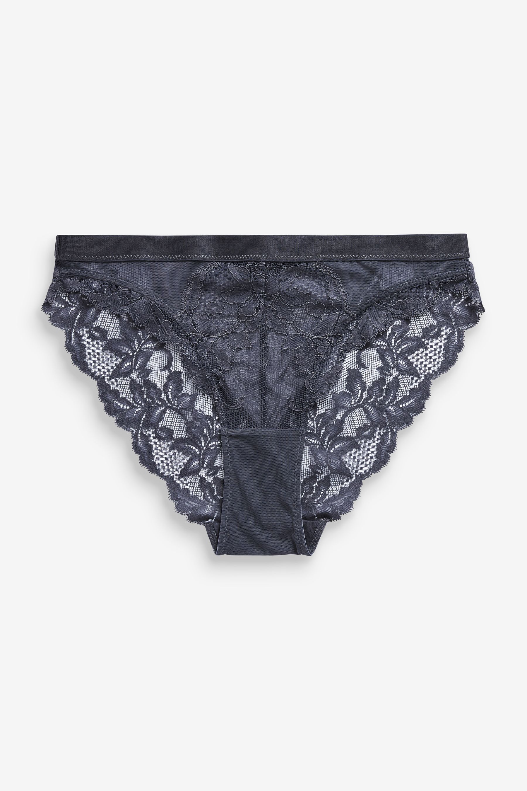 Lace Knickers 2 Pack High Leg