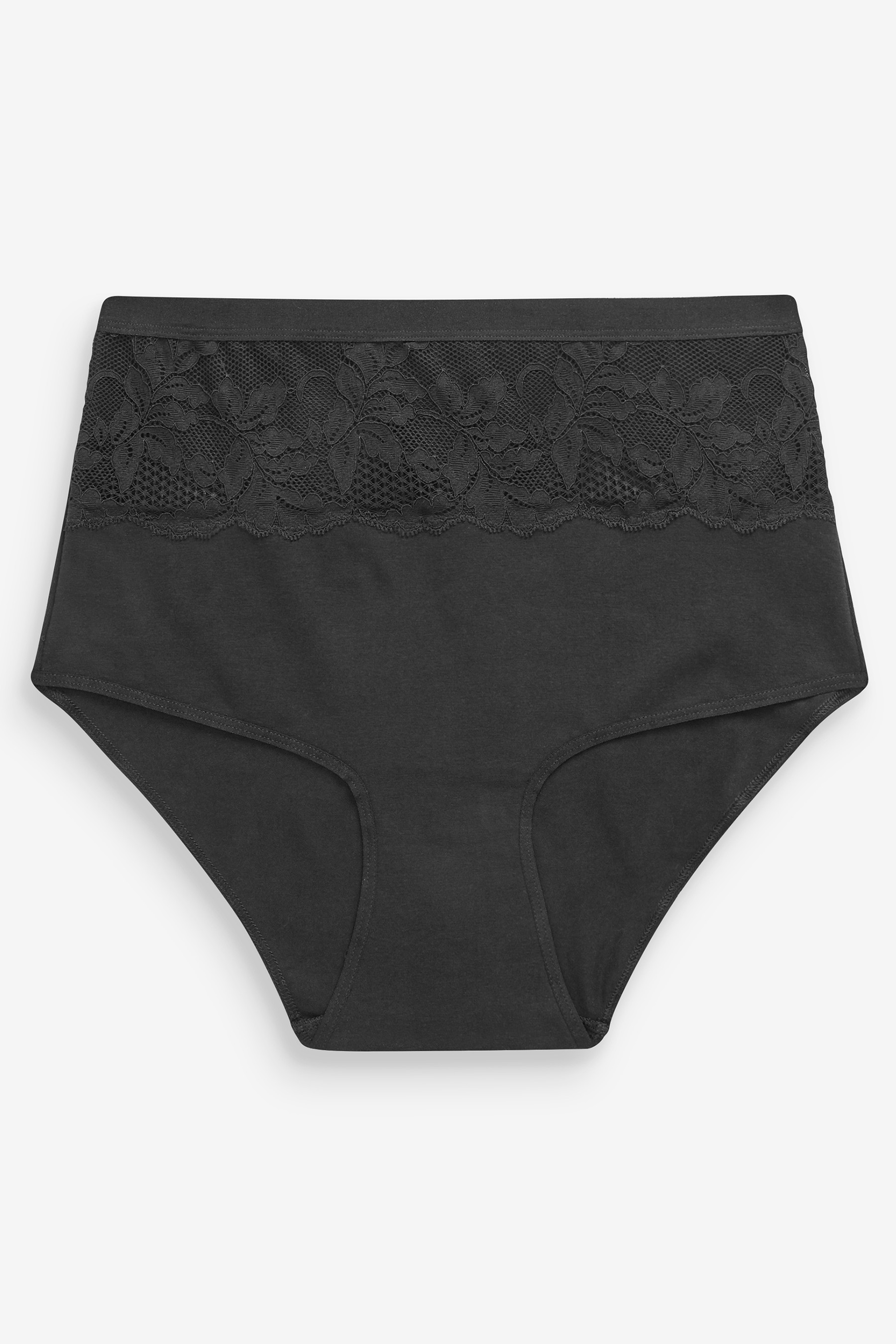 Cotton Shaping High Waist Knickers Two Pack