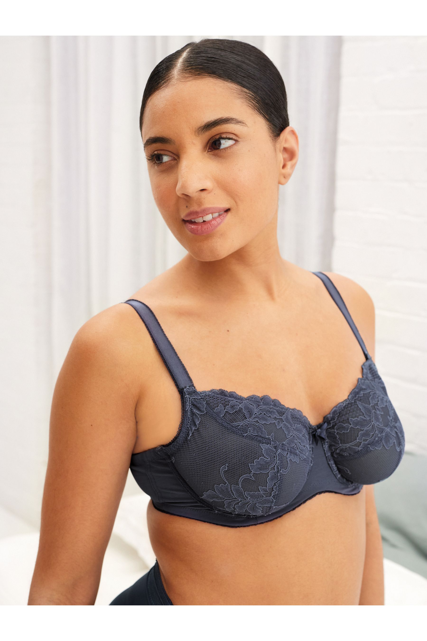 DD+ Non Pad Balcony Bras 2 Pack