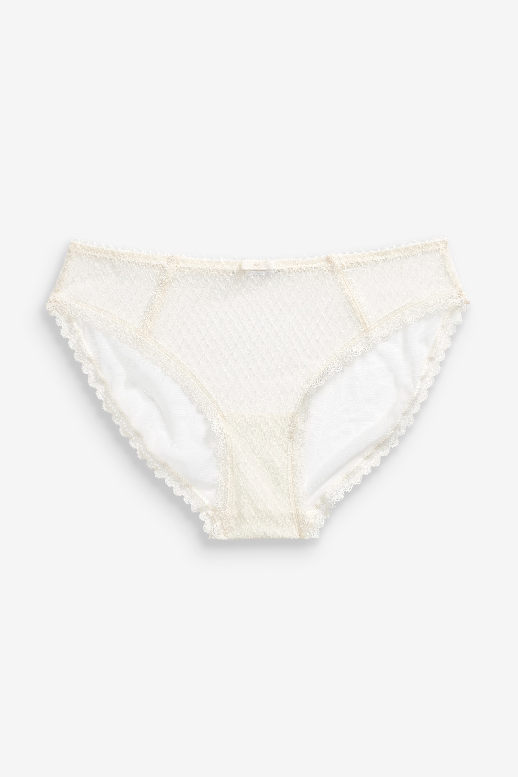 Embroidered Knickers 2 Pack High Leg