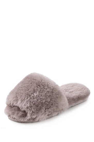 Just Sheepskin Lily Open Toe Slider Slipper