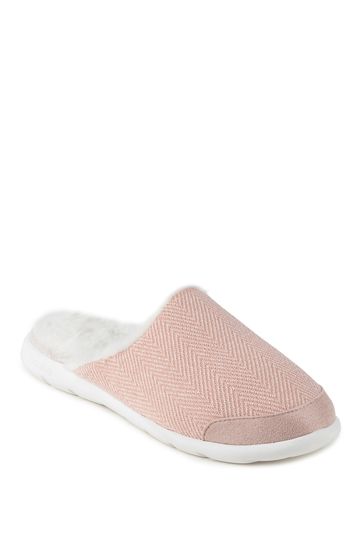 Totes Iso-Flex Herringbone Mule Slipper