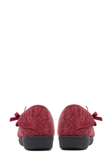 Pavers Red Fully Adjustable Slippers