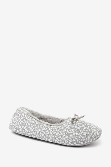 Animal Print Ballet Slippers