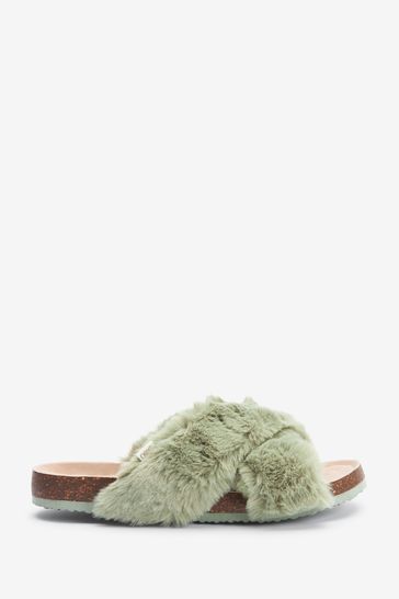 Cork Crossover Slippers