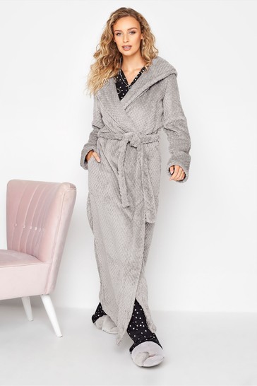 Long Tall Sally Honeycomb Hooded Dressing Gown