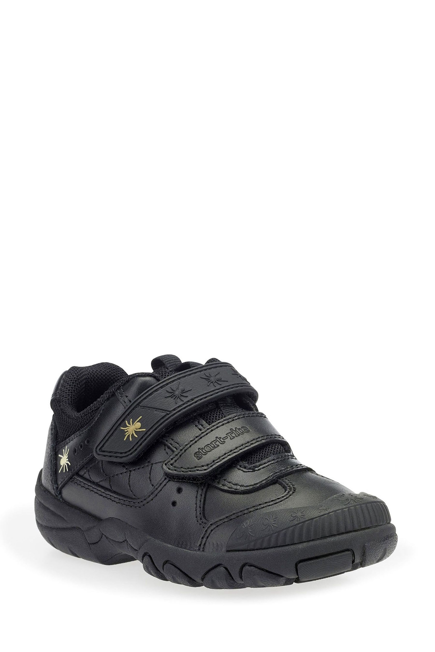 Start-Rite Tarantula Spider Black Leather School Shoes Standard Fit