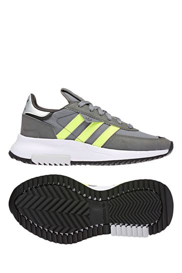 حذاء رياضي دانتيل رمادي Retropy Youth من adidas Originals