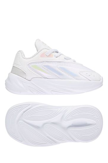 adidas Originals White Ozelia Infant Trainers