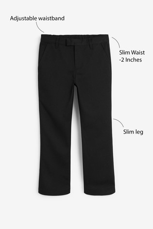 Formal Slim Leg Trousers (3-17yrs) Slim Waist