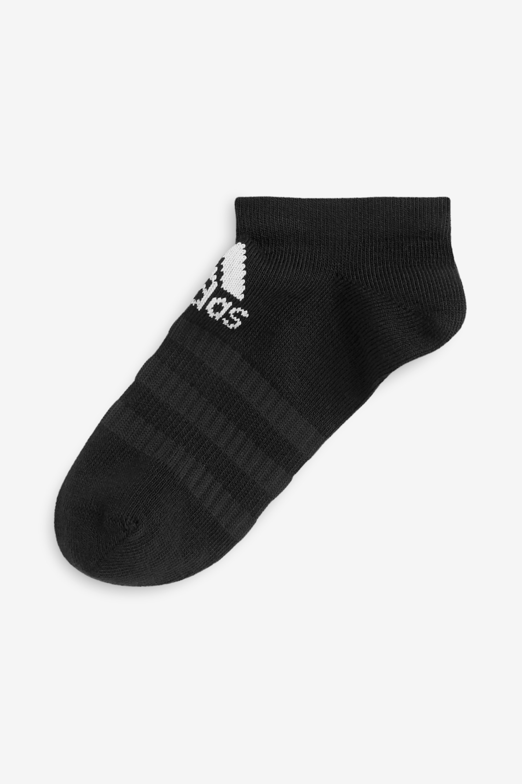 adidas Kids Black Low Trainer Socks 3 Pack