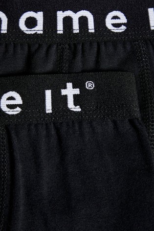 Name It 2 Pack Logo Boxers