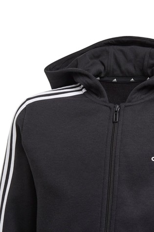 adidas 3 Stripe Full Zip Hoodie