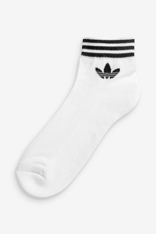 adidas Originals Kids White Ankle Socks