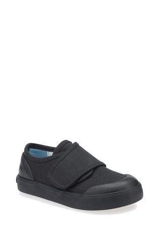 Start-Rite Skip Black School P E Plimsolls