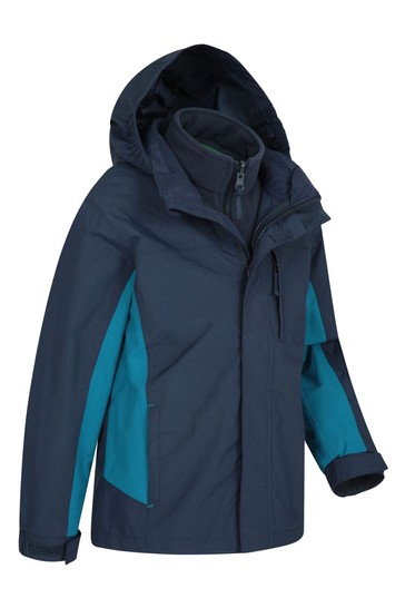 Mountain Warehouse Cannonball 3 In 1 Kids Waterproof Jacket