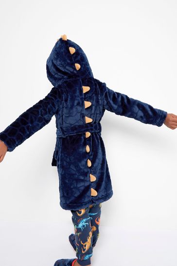 FatFace Blue Danny Dino Robe