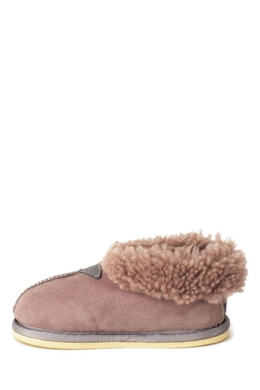 Celtic & Co Kids Pink Sheepskin Slippers