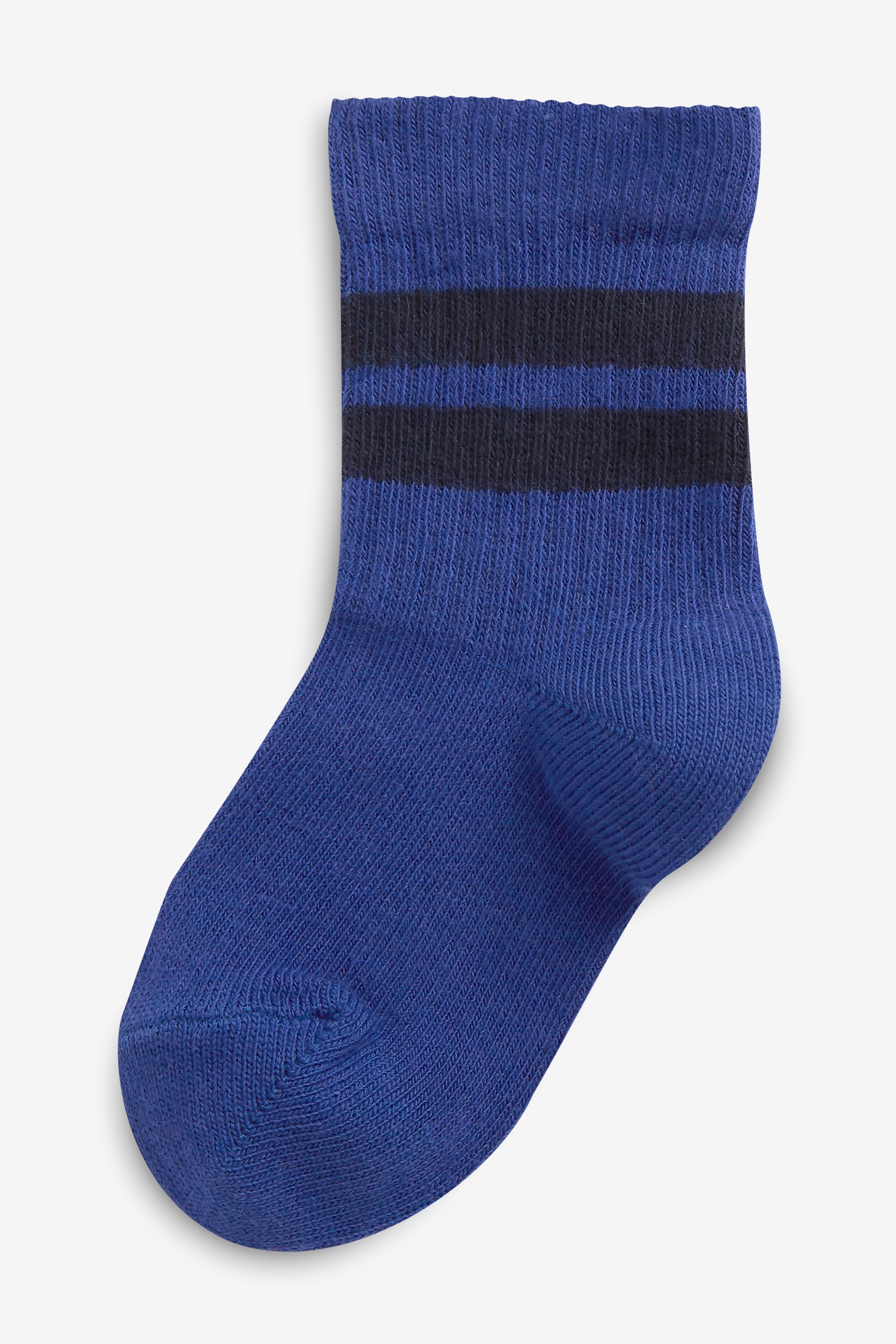 5 Pack Cotton Rich Ribbed Socks