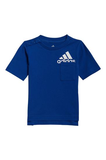 adidas Infant Navy T-Shirt And Shorts Set