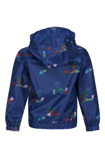 Regatta Blue Peppa Pig™ Muddy Puddle Waterproof Jacket