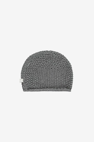 The Little Tailor Grey Baby Knitted Hat