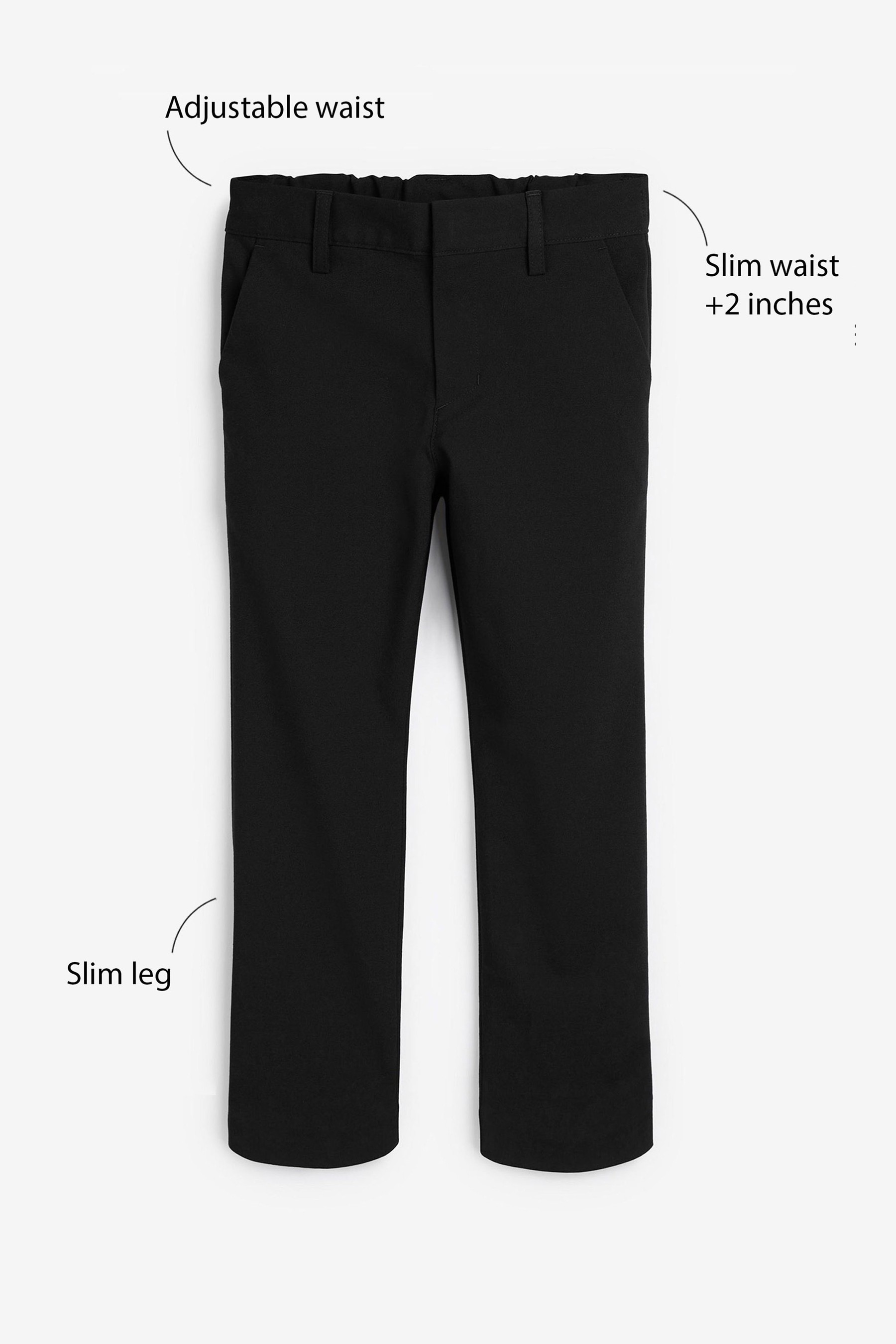 Formal Stretch Skinny Trousers (3-17yrs) Plus Waist