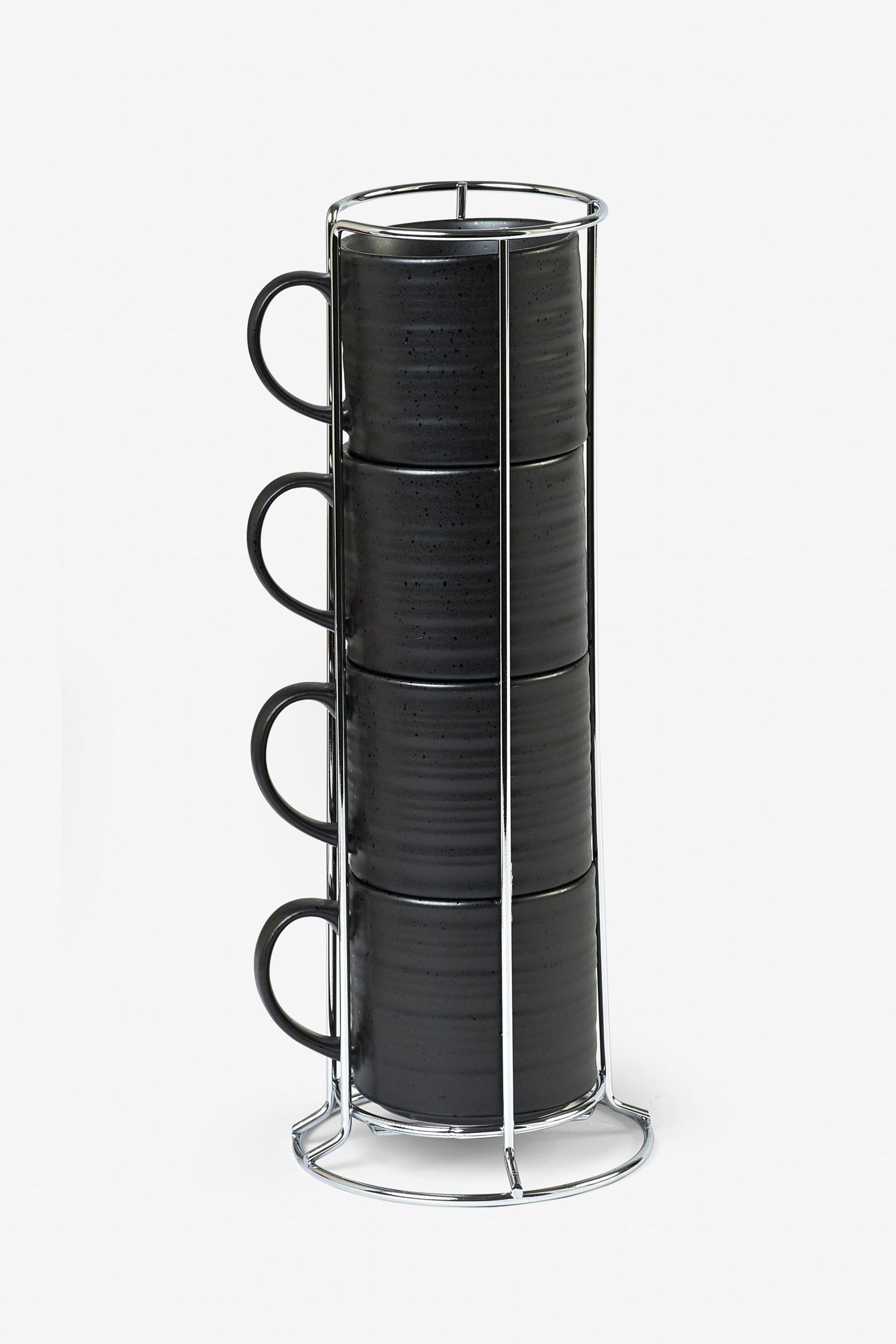 109-003s Set of 4 Stacking Espresso Mugs