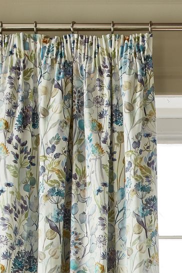 Voyage Country Hedgerow Pencil Pleat Curtains