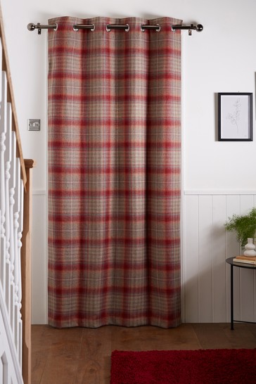 Tweedy Cranford Curtains Eyelet Door