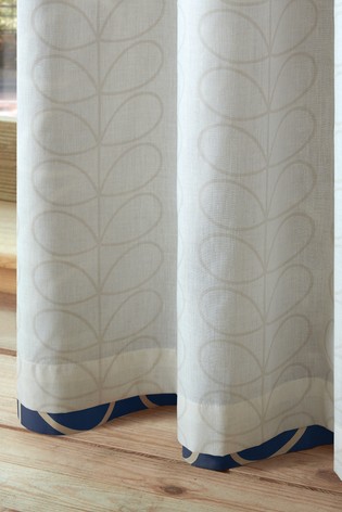 Orla Kiely Linear Stem Eyelet Curtains