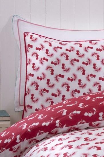 Tabitha Webb Valentine Cherries Duvet Cover and Pillowcase Set