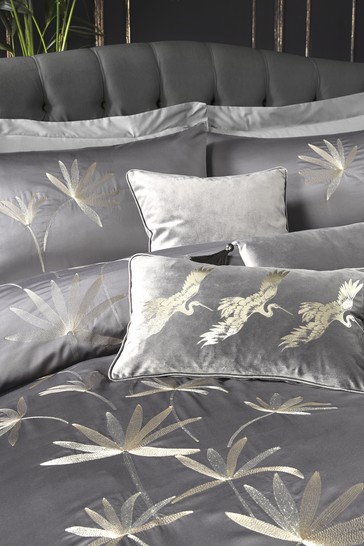 Laurence Llewelyn-Bowen Luxor Luxury Embroidered Duvet Cover and Pillowcase Set