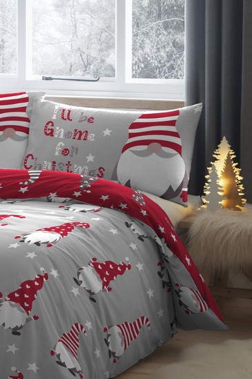 Fusion Gnome For Christmas Duvet Cover and Pillowcase Set