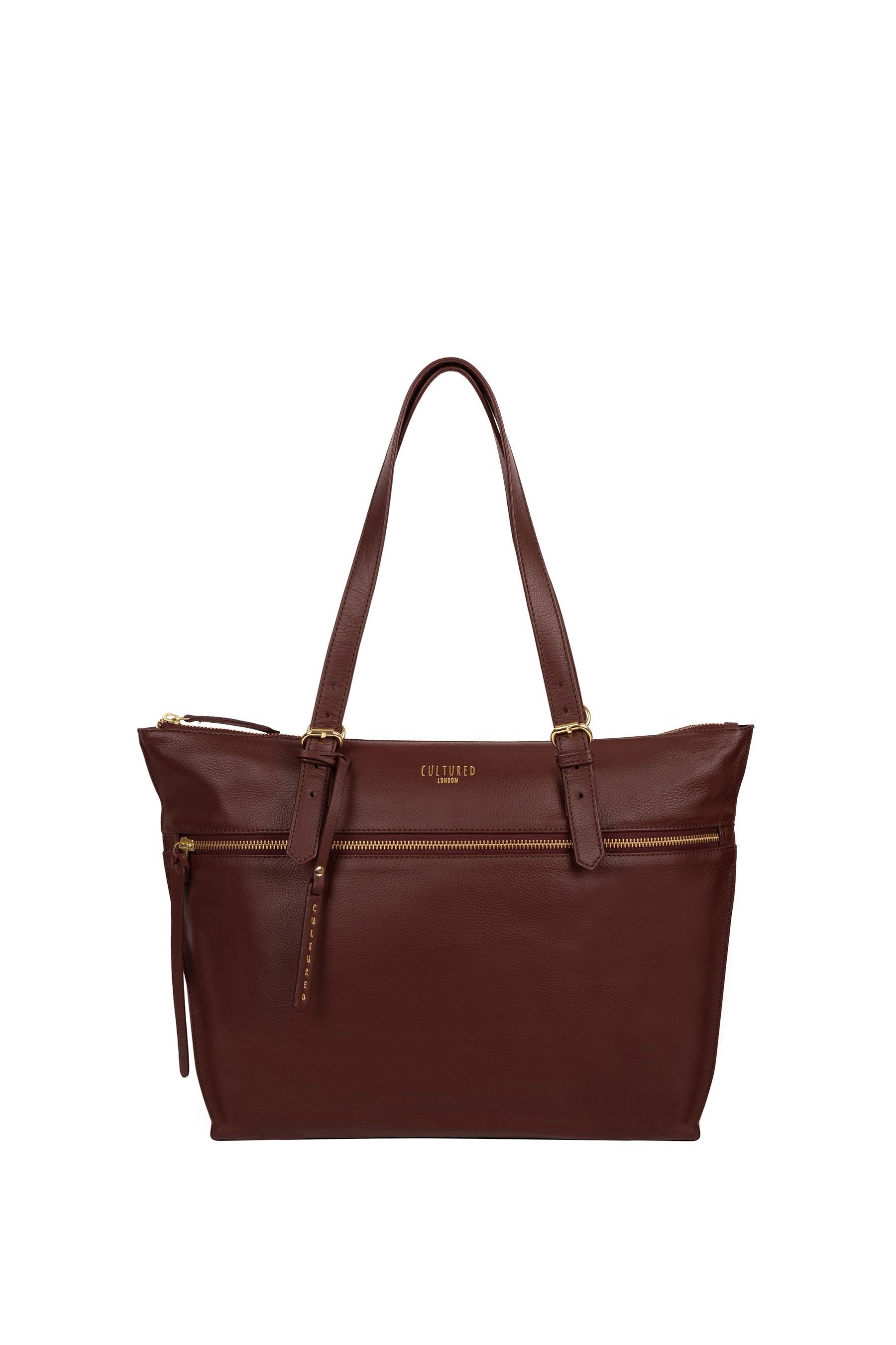 Cultured London Eco Collection Moorgate Leather Tote Bag