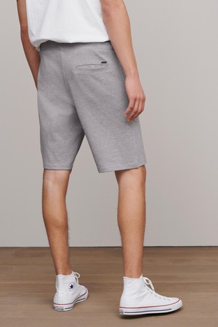 Zip Pocket Jersey Shorts Straight Fit