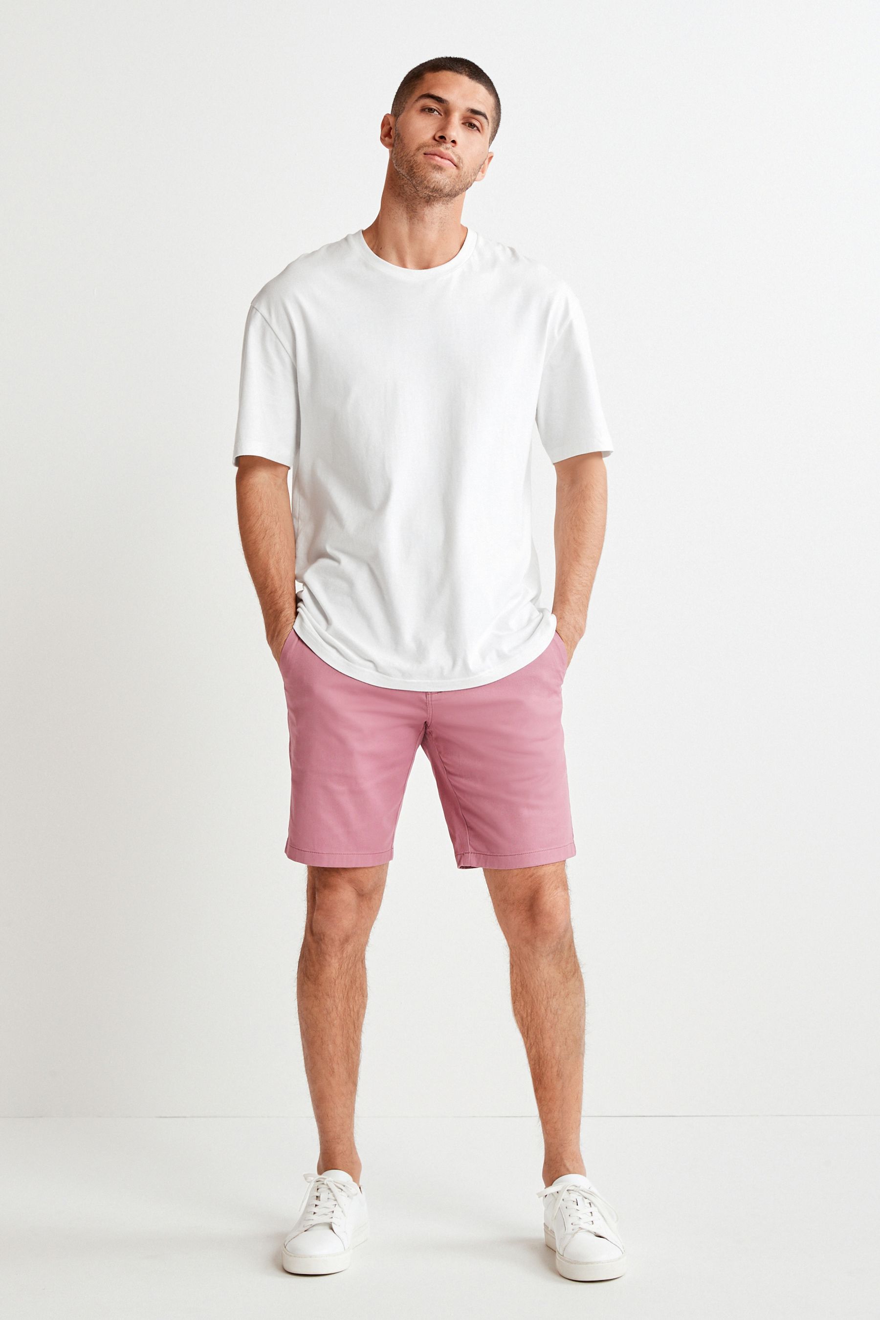 Stretch Chino Shorts Straight Fit