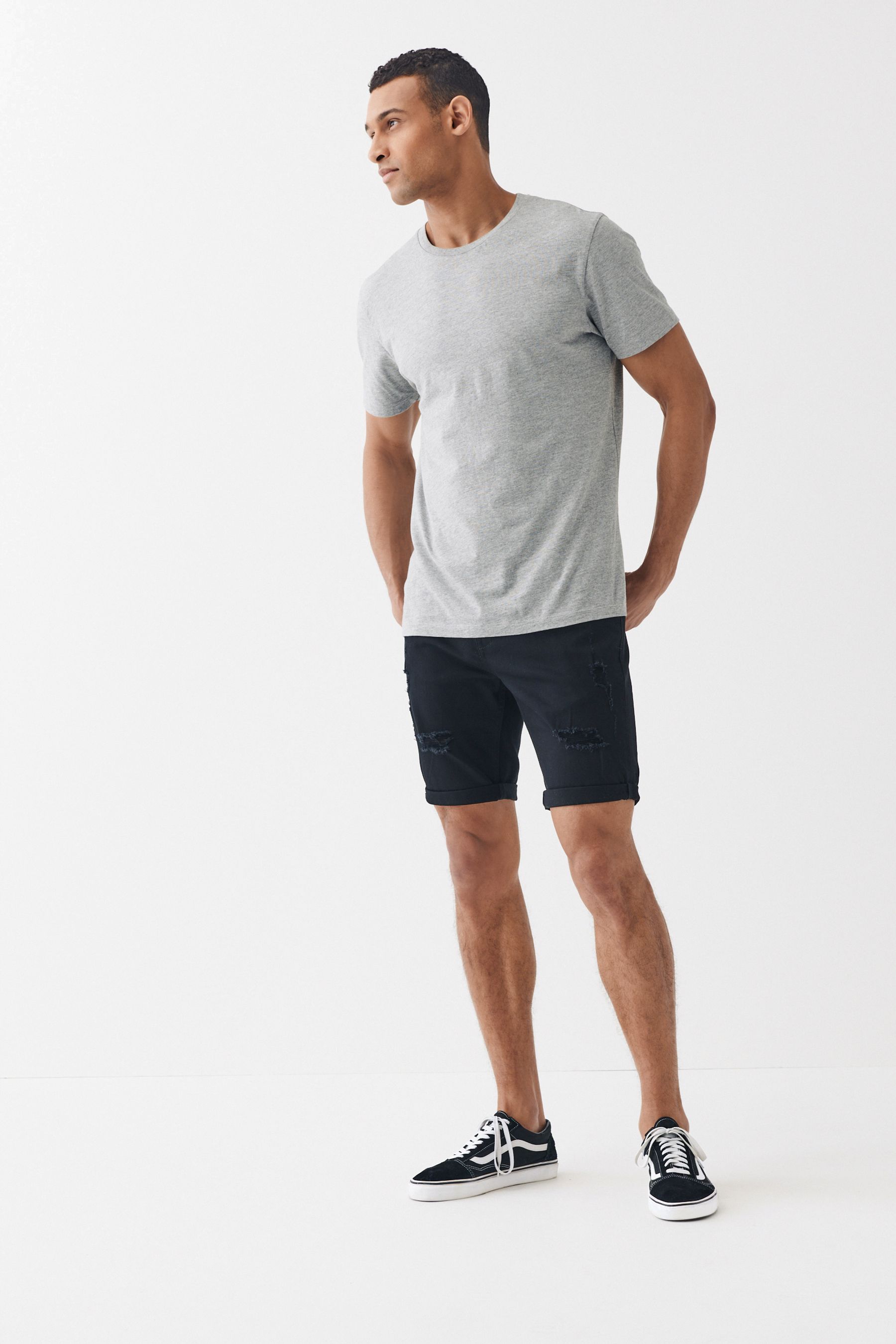 Denim Shorts Slim Fit