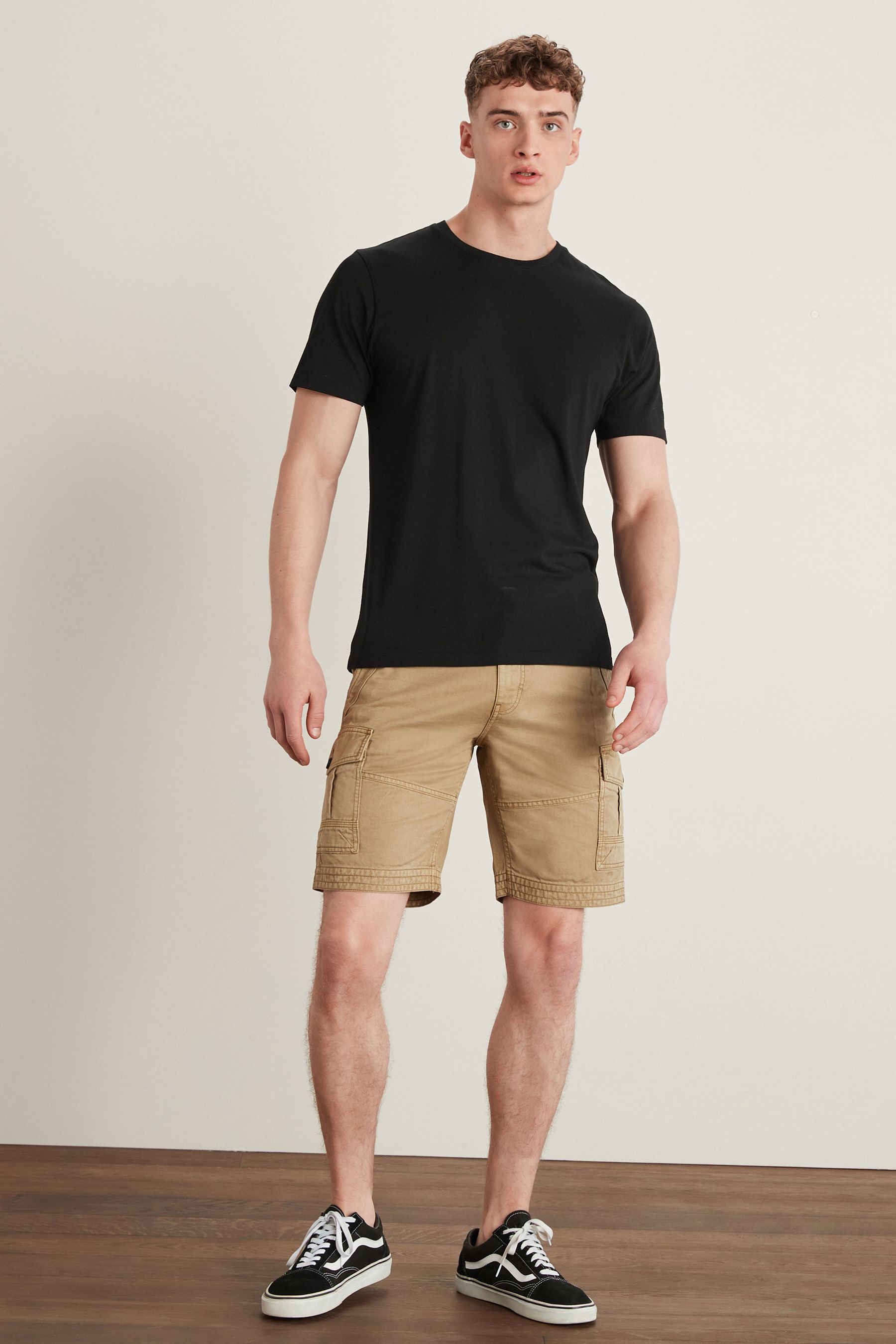 Premium Laundered Cargo Shorts Regular Length