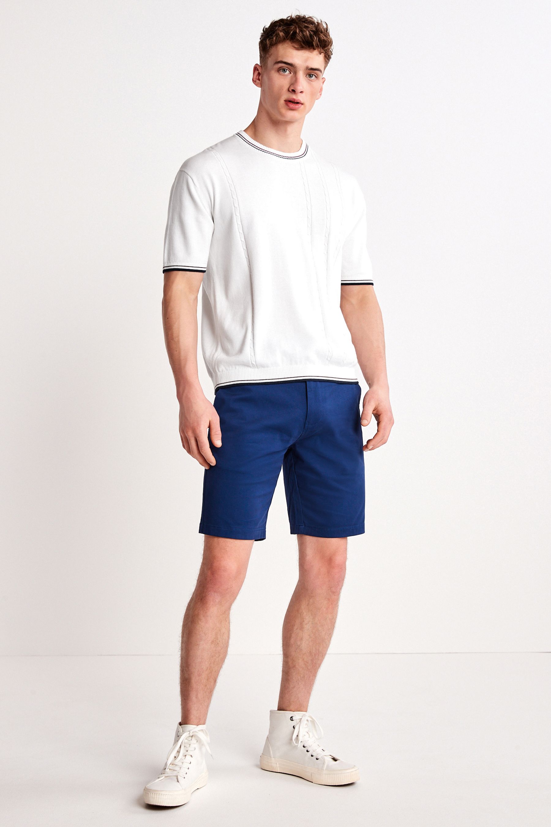 Stretch Chino Shorts Straight Fit